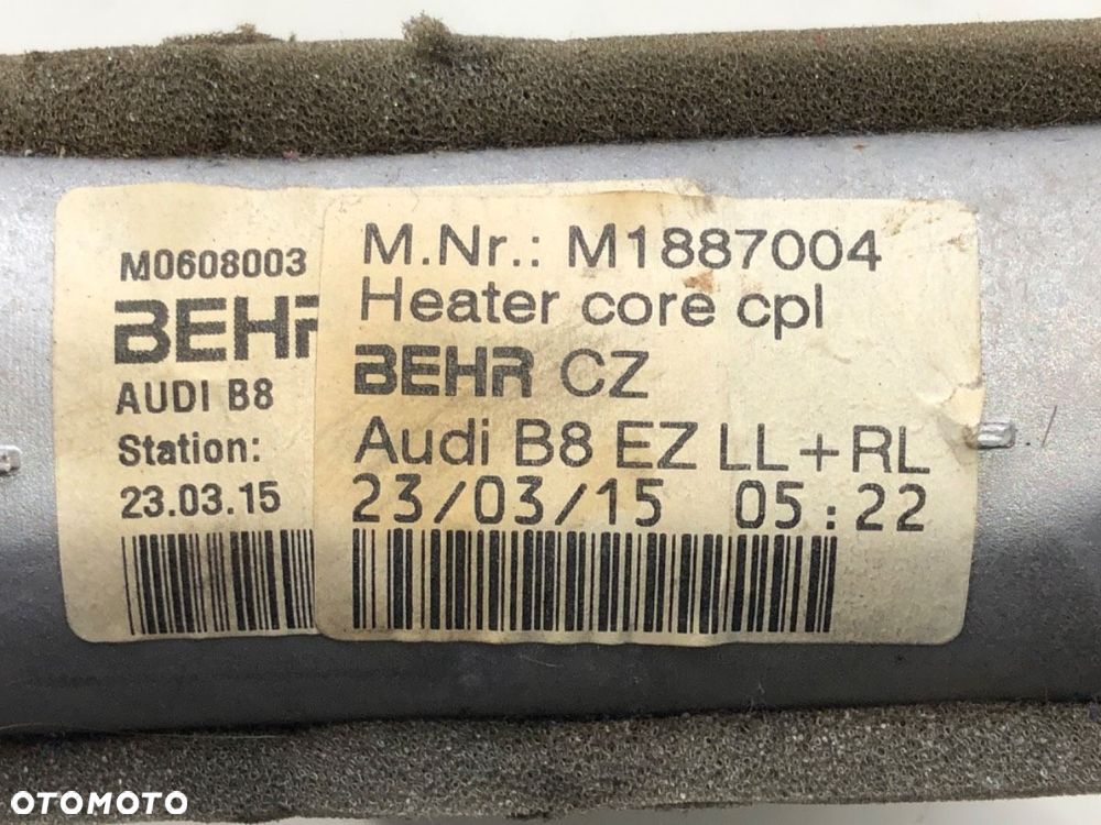 NAGRZEWNICA - 86.00 PLN - AUDI A4 B8 Avant (8K5) 2007 - 2015 1.8 TFSI 88 kW [120 KM] benzyna 2008 - - 4