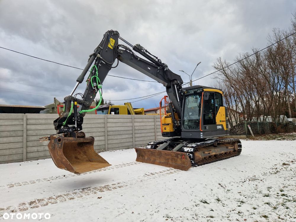 Volvo ECR 145 EL Rototilt Steelwrist Szczypce 3 Razy Łamana Gumowe Klepki Lemiesz Zestaw Łyżek Koparka Gąsienicowa Z Niemiec Rotator