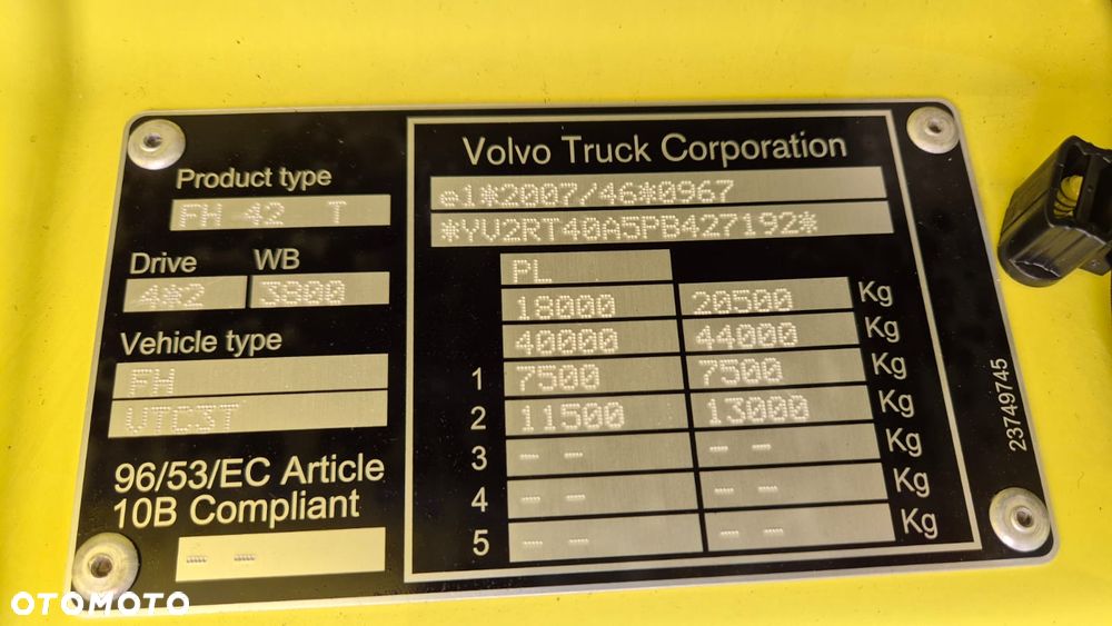 Volvo VOLVO///FH///500///2023/// GLOBETROTTER///XXL///FULL  LED///VIRTUAL COCPIT/// TABLET///KAMERA///WAGA/// KLIMATYZACJA POSTOJOWA/// ZABUDOWY MIĘDZYOSIOWE/// ALUFELGI///STAN BARDZO DOBRY - 38