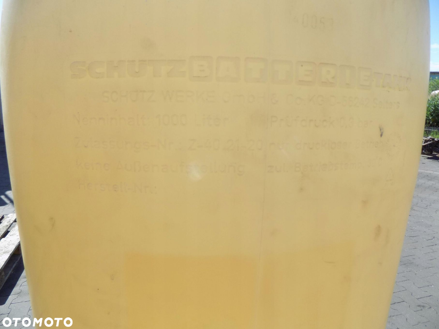 Zbiornik Wodny Na Wodę Schutz Batterie 1000 Litrów - 4