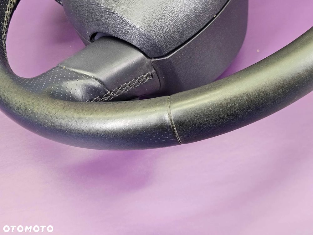 Kierownica Trzy 3 Ramienna Czarna Pikowana Skóra Łopatki Automat Air Bag Poduszka AUDI A6 C6 A4 B7 A3 8P - 22