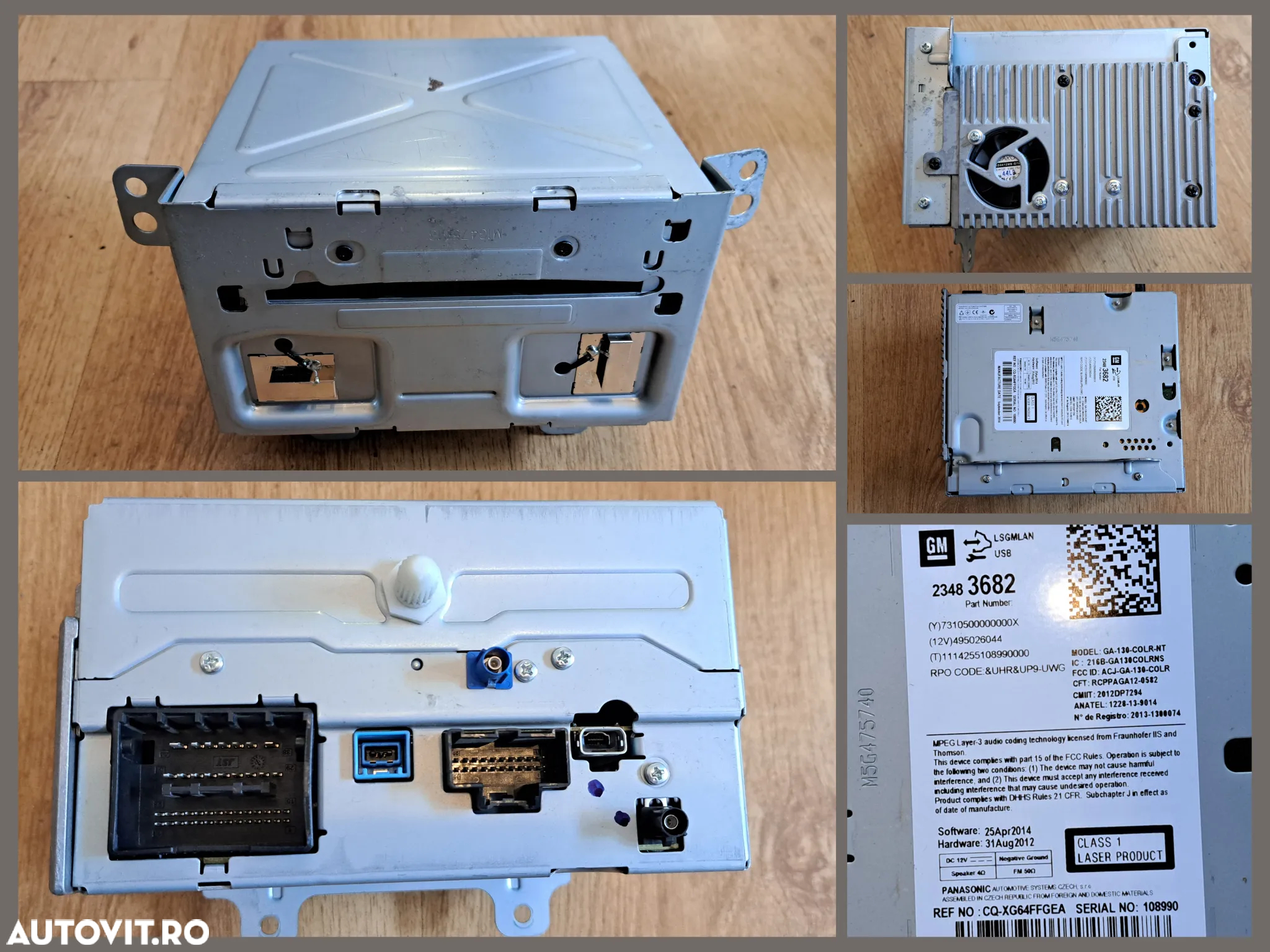 Kit Set Navigatie Opel Zafira C Tourer 2011-2019 Display 7¨ Panou comanda butoane navigatie modul unitate multimedia navigatie radio cd - 4