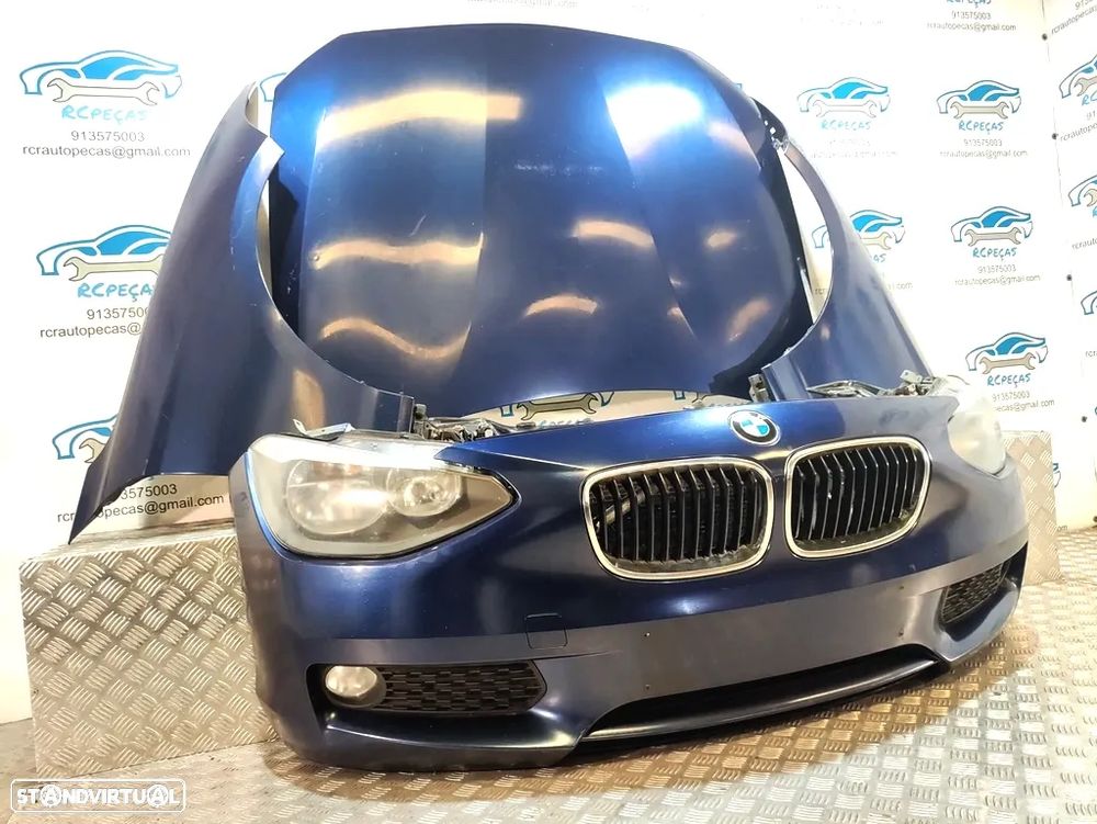 BMW Série 1 F20 F21 SPORT Pré LCI FRENTE COMPLETA - Xenon Diesel N47 - Parachoques Radiador Parachoque Guarda Lamas Guarda-Lama Optica Opticas Farois Farol Grelha Reforço Fibra Halogeneo - 1