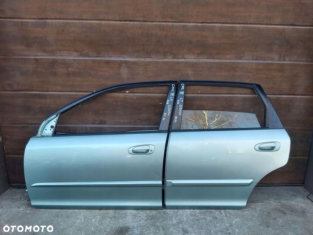 Honda Civic VII 5D drzwi lewy tył szyba zamek kompletne - 5