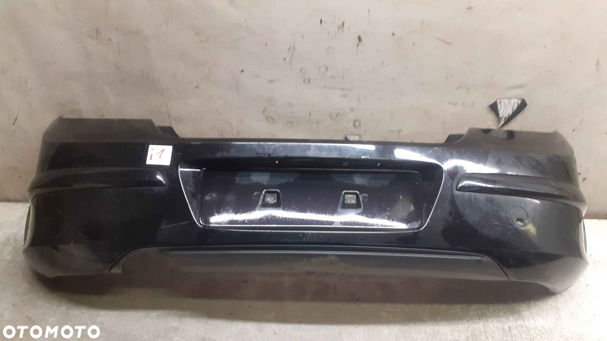 } ZDERZAK TYŁ TYLNY DO OPEL ASTRA H III Z20R CZARNY DYFUZOR - 1