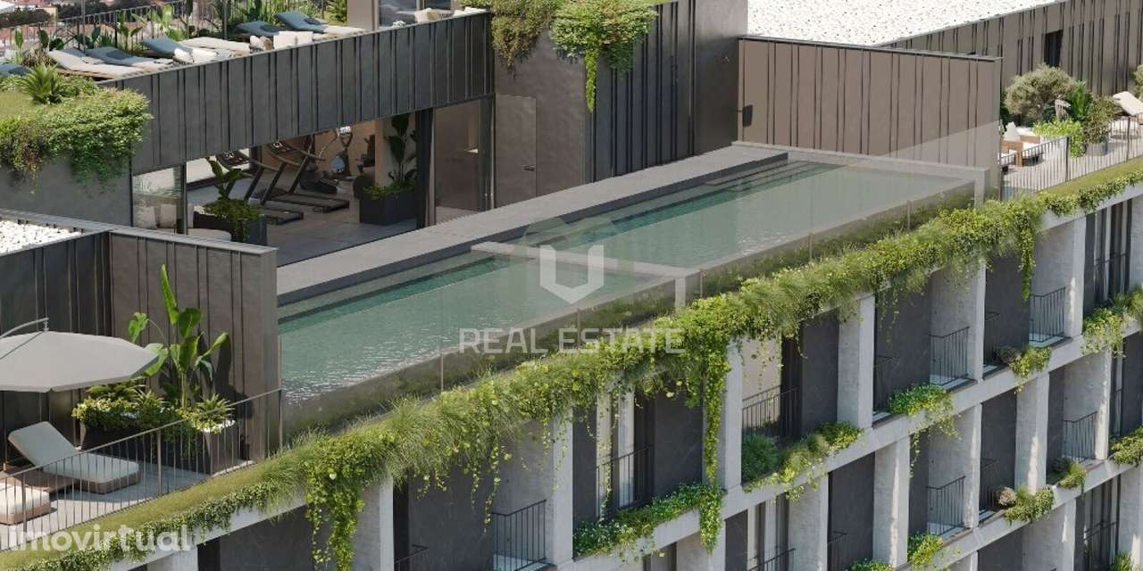 Apartamento T1+1 em Condomínio Fechado com Piscina no rooftop| Ramalde - Grande imagem: 3/13