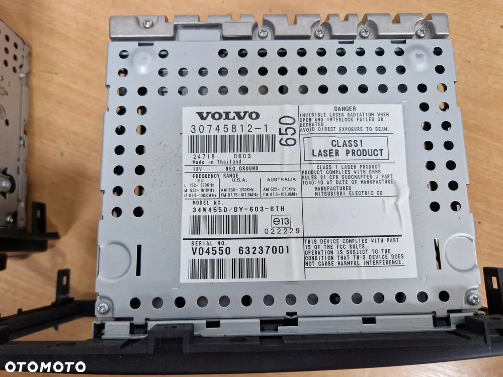 VOLVO S60 I V70 II XC70I LIFT RADIO  HU-650 30745812 - 6