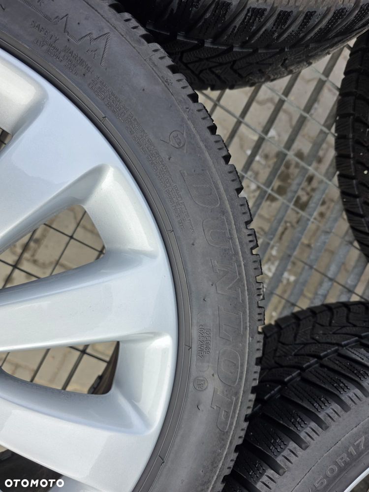 OPEL ASTRA J ZAFIRA C INSIGNIA B KOŁA 5X115 FELGI ALUMINIOWE R17 OPONY 225/50 ZIMOWE DUNLOP +CZUJNIKI TPMS - 6