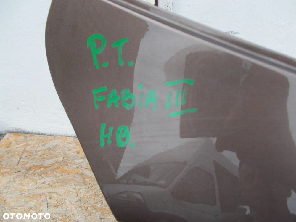 SKODA FABIA III HB DRZWI PRAWE TYŁ TYLNE - 4