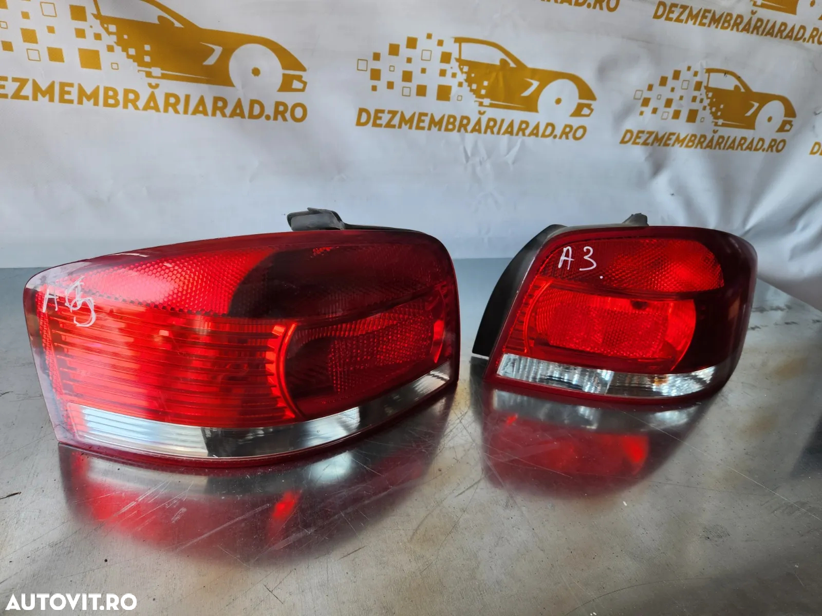 Stopuri Lampa Stop Tripla Stanga Dreapta Audi A3 8P Model 2-3 Usi An 2003-2004-2005-2006-2007-2008 - 2