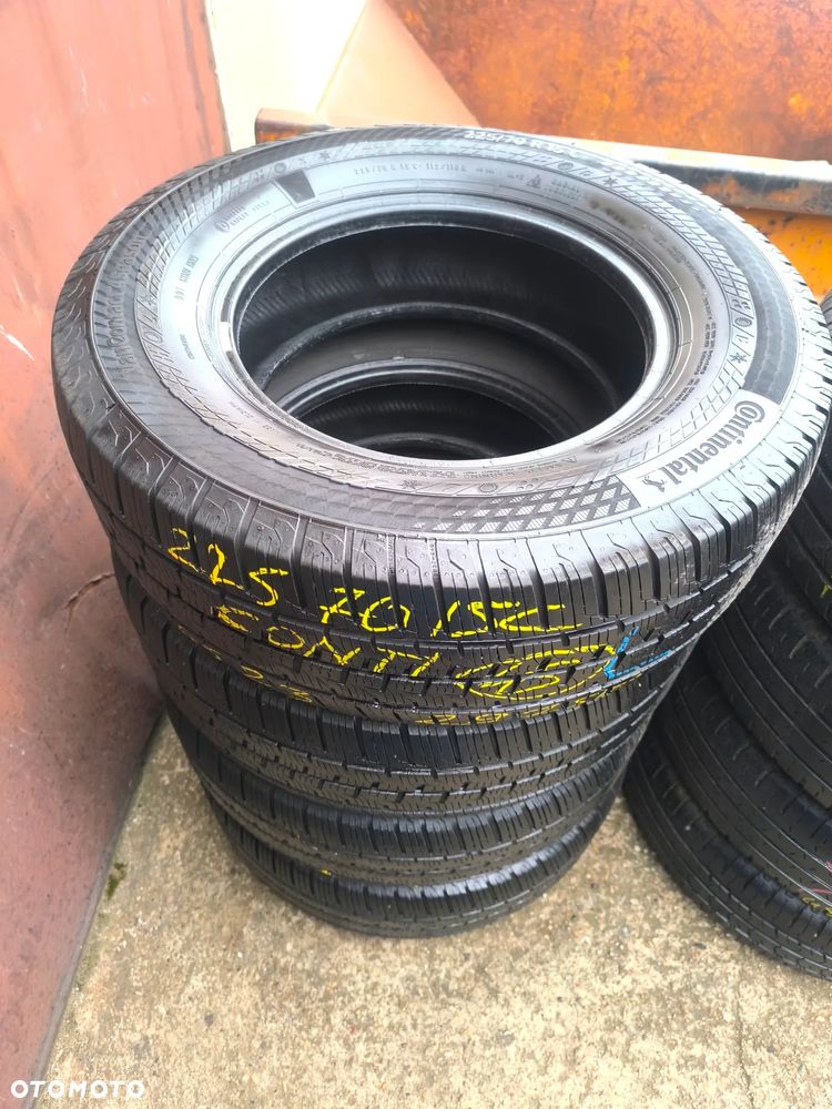 225/70R15C 15 C 112/110R Opony Całoroczne Wielosezonowe CONTINENTAL VanContact 4SEASON 23r. 225/70 ALU-RAD Legnica 6,5mm 4mm - 1