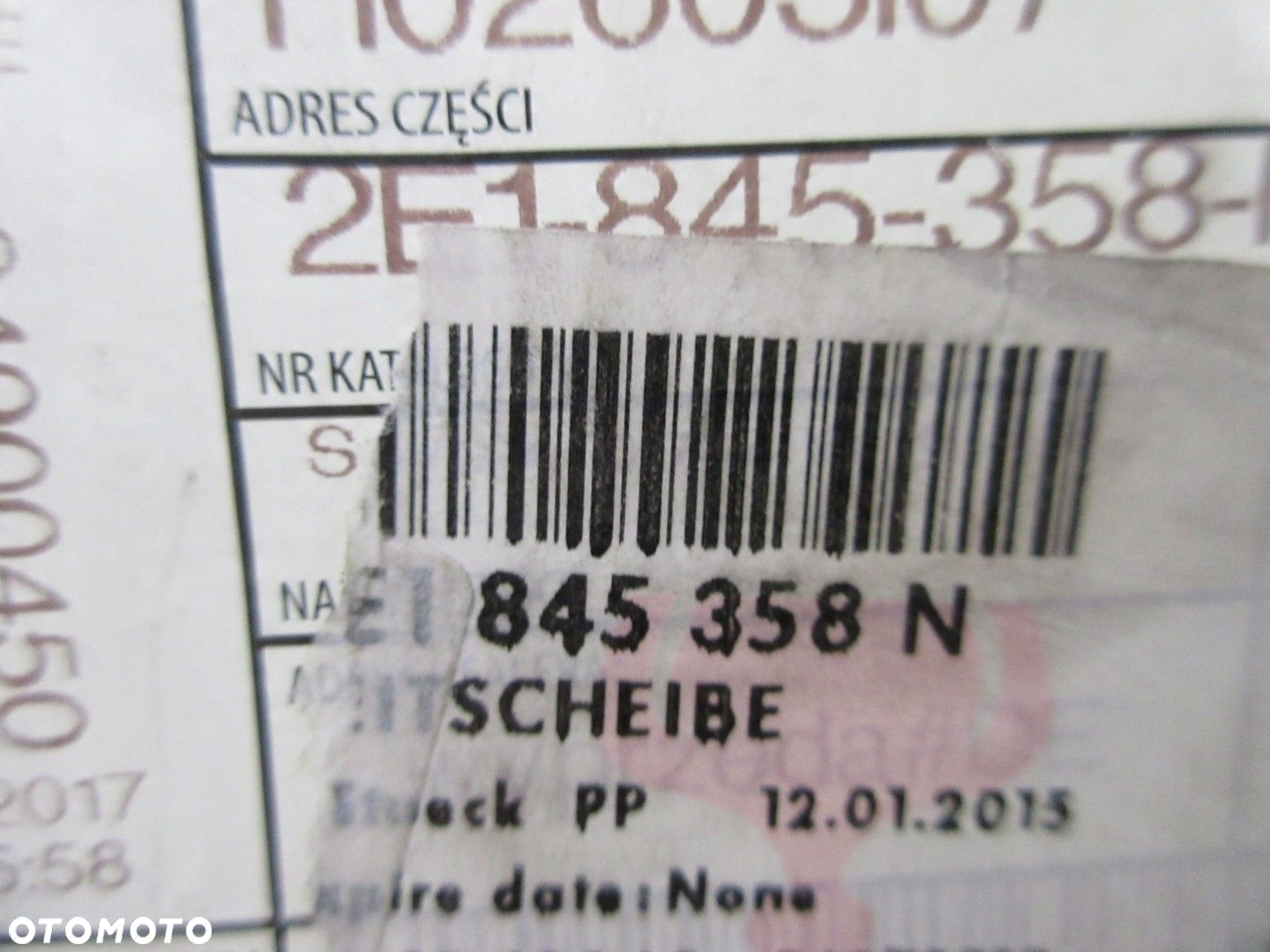 VW CRAFTER SPRINTER szyba boczna 140X80 2E1845358N - 7