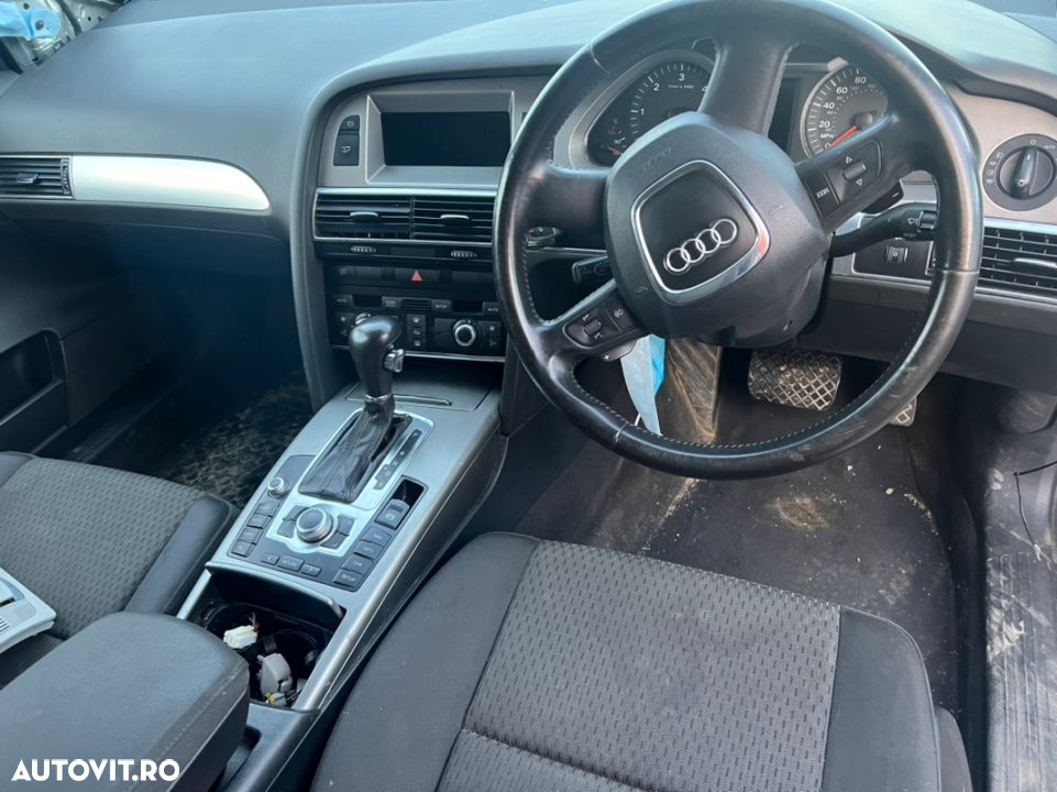 DEZMEMBREZ Piese AUDI A6 C6 Salon Break Limuzina Motor 1.8 TFSI Benzina 2.0 2.7 3.0 Diesel Cod BRE BLB BMK 140 CP 180 CP Diesel Euro 4 5 Cutie de Viteze Automata Manuala Bara Fata completa Capota Far Portiera Usa fata spate stanga dreapta portbagaj bara spate stop tripla volan airbag cu comenzi S Line  An 2005-2009 - 6