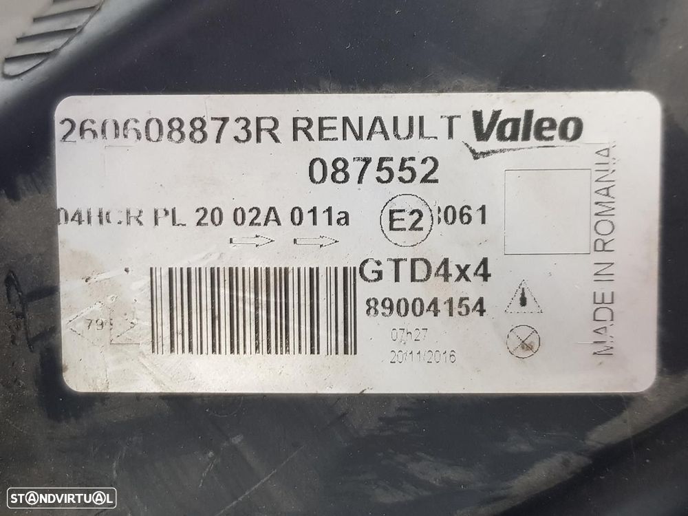 FAROL ESQUERDO RENAULT SCÉNIC I LIMUSINA 2001 -260608873R - 1