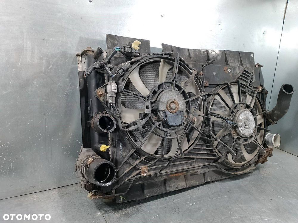 ZESTAW CHŁODNIC WODA INTERCOOLER WENTYLATOR TOYOTA VERSO 422750-445 2.0 D - 3