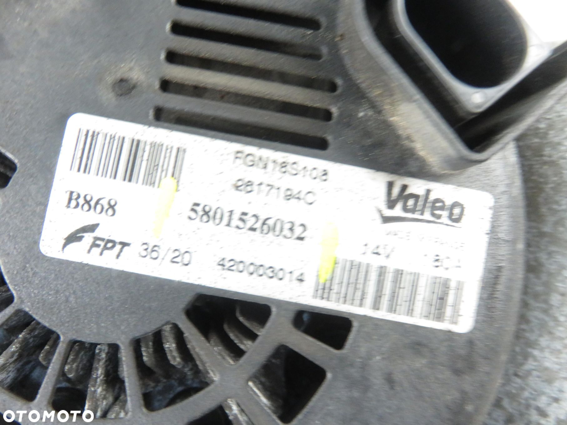 ALTERNATOR IVECO DAILY VI 3.0 NaturalPower 136 - F1CFA401C 5801526032 - 3