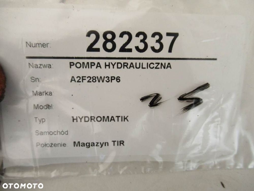 POMPA HYDRAULICZNA     A2F28W3P6 210162175 - 9