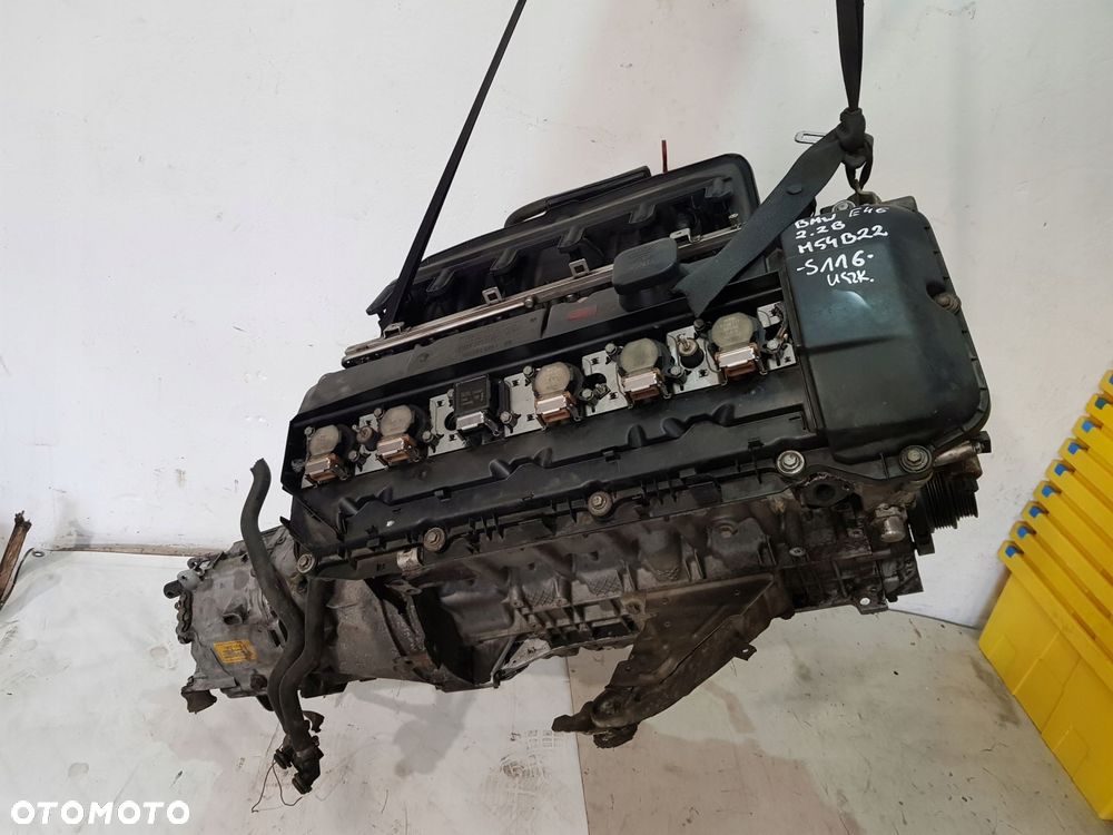 silnik + skrzynia bmw e39 e60 e46 2.2 m54b22 226s1 - 2
