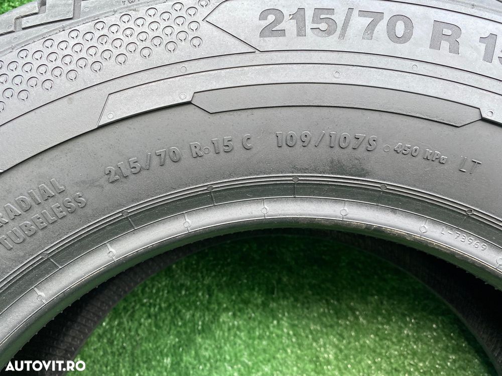 Set 2 anvelope vara Continental ContiVanContact 100 215 70 R15 C - 8