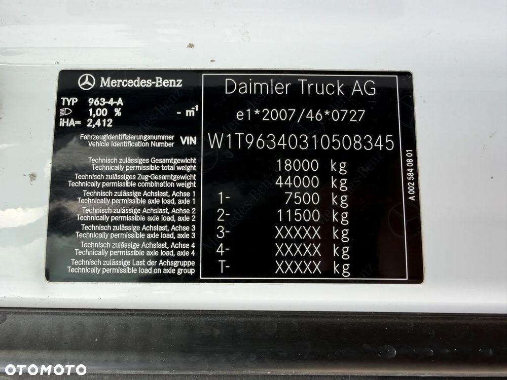 Mercedes-Benz ACTROS 1845 BIG SPACE / KAMERY TABLETY / NOWE OPONY / KSENONY / STANDARD / FABRYCZNIE BEZ RETARDERA / 2021 ROK !! - 27