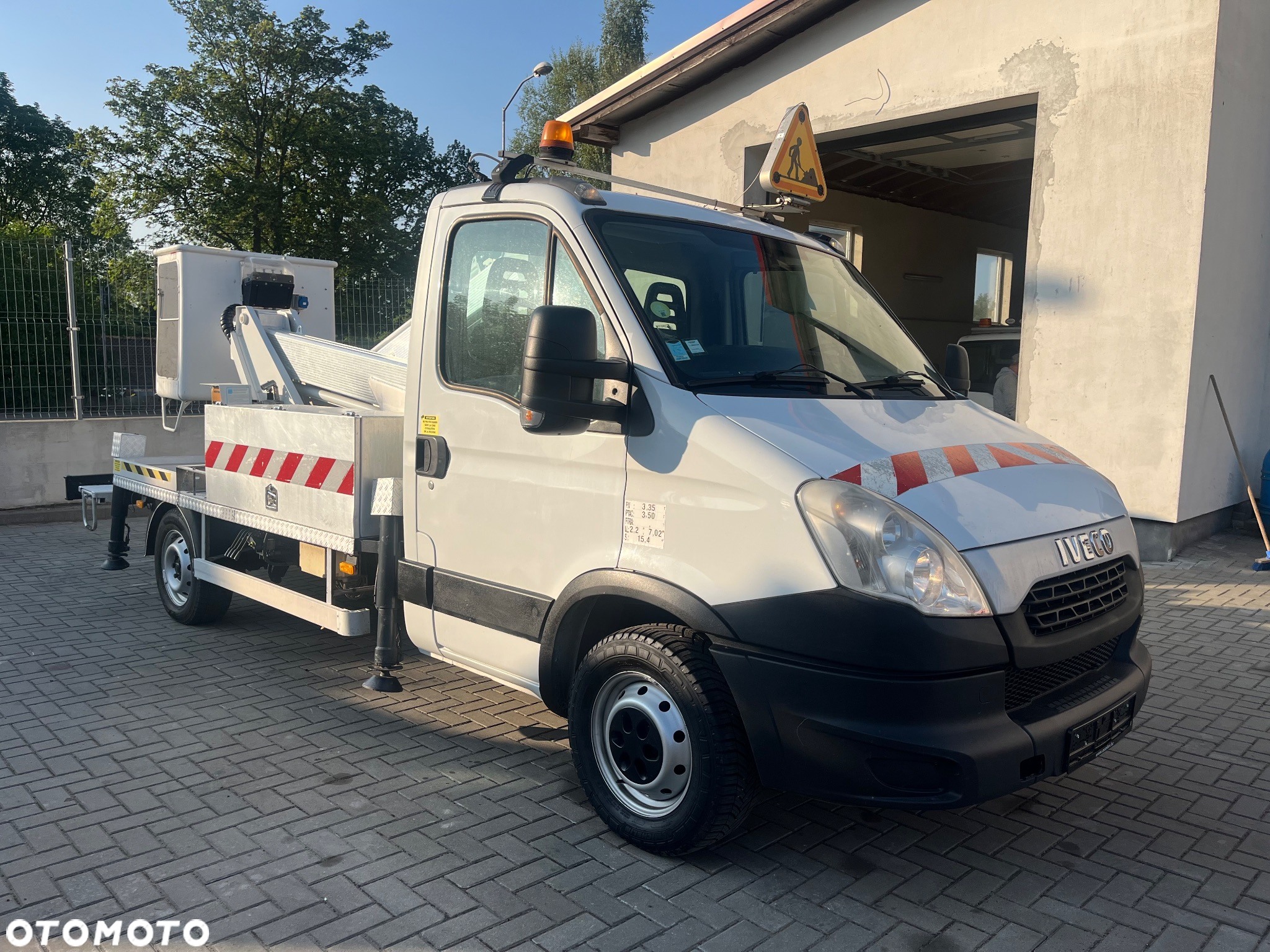 Iveco Podnośnik koszowy Izolowany Kosz Multitel mx170 17 metrów 10 w Bok Zwyżka jak Ruthmann Gsr Wumag - 2