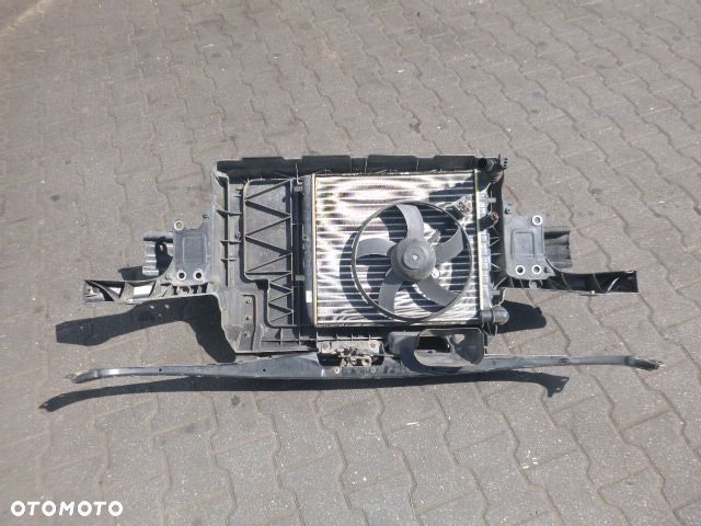 PAS PRZEDNI WZMOCNIENIE CZOŁOWE CHŁODNICA WENTYLATOR KOMPLETNY SKODA FABIA I 1.4 MPI 99-05 BEZ KLIMATYZACJI - 8