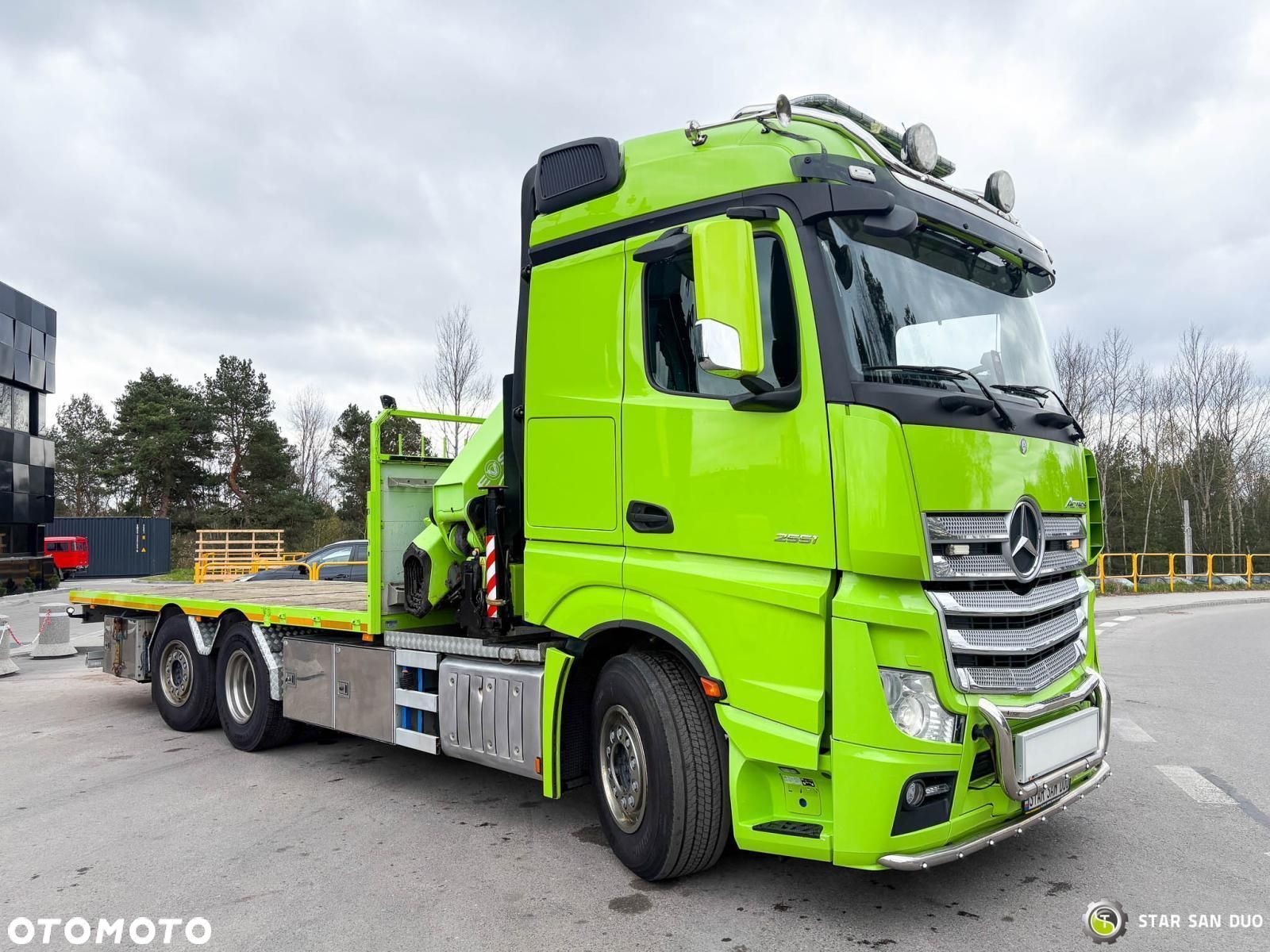 Mercedes-Benz Actros 6x2 HMF 3220 K-7 HDS Żuraw Crane - 10