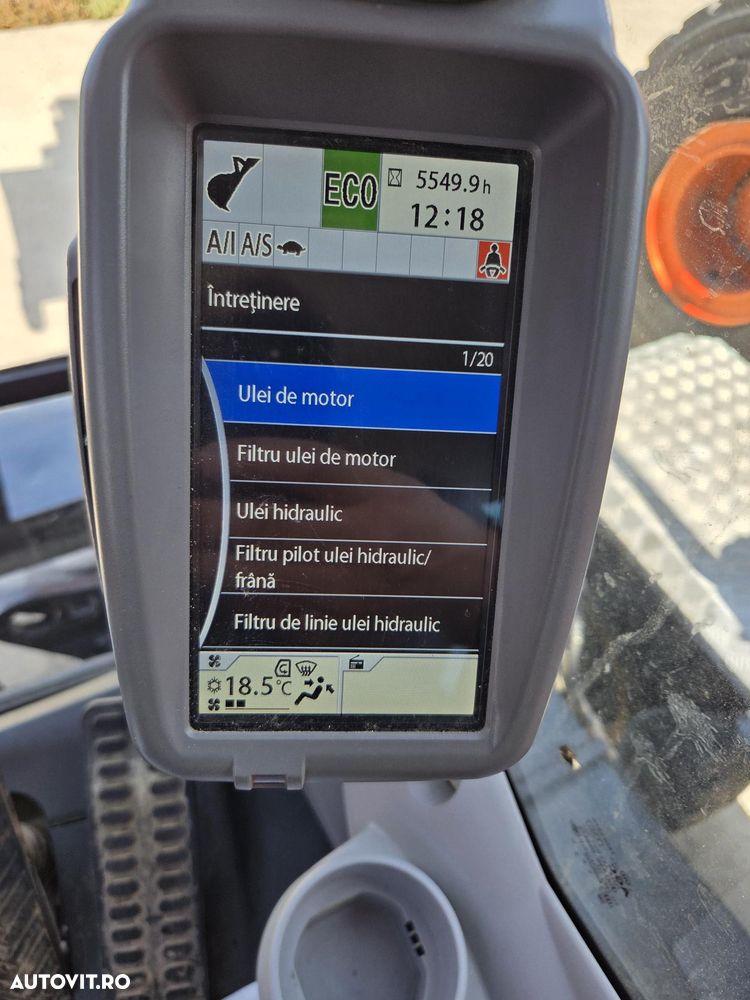 Hitachi ZX140W-6, 2019, 5.549h, 17.1t, cupa NOUA 1,3m latime, LAMA+CALE, consum mediu 8,3l/h, revizii efectuate, Ad sapare 6m, ridica 7t, avertizare antirasturnare, inst picon si inst rotire pe brate, STARE FOARTE BUNA, posibil leasing,PROMOTIE 89.900Eur+Tva - 37
