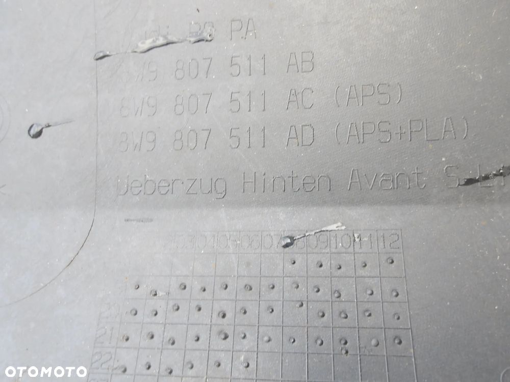 ZDERZAK TYLNY TYL AUDI A4 B9 S LINE LIFT KOMBI 8W9807511AB - 24