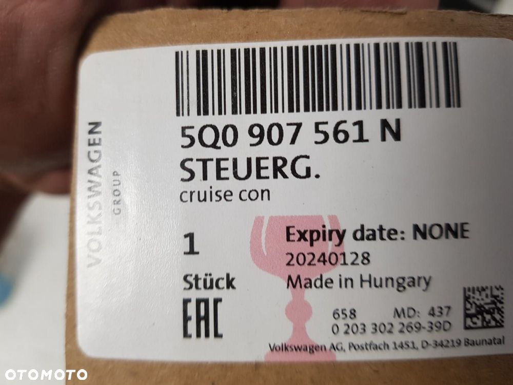 MOCOWANIE CZUJNIK MODUŁ RADAR SENSOR DISTRONIC VW SKODA SEAT AUDI 5Q0907561N - 9