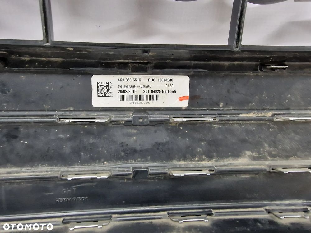 AUDI A6 C8 4K0 S-LINE 18- ATRAPA / GRILL PRZEDNI PRZÓD NA PDC , NR 4K0853651C / 4K0853651 / 4K0853653 , NR AUKCJI GL69 - 9