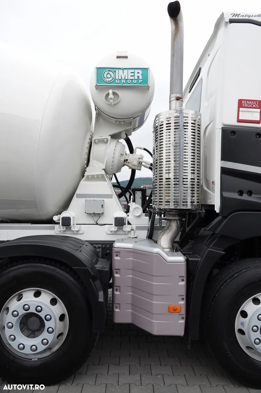 Renault T 460 / 8X4 / BETONIERĂ / POMPĂ 9M3 / IMER / JANTE DIN ALIAJ / EURO 6 - 14