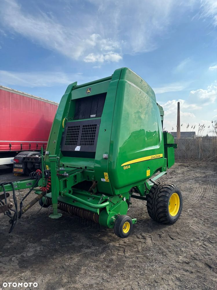 John Deere 864P 2012 | Prasa Zwijająca Premium | Siatka + Sznurek | Noże