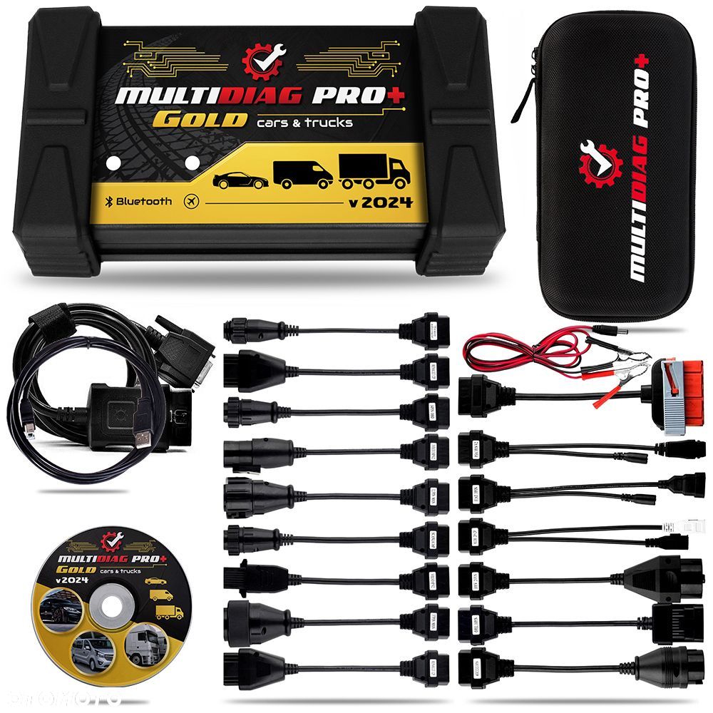 Multidiag PRO+ GOLD 16 kabli Tester Komputer Diagnostyczny - 1