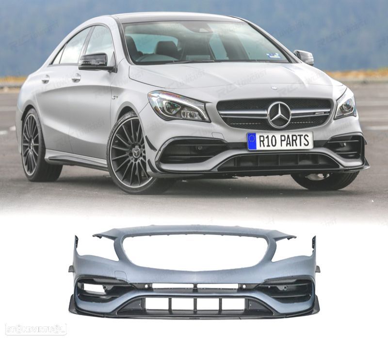 PARA-CHOQUE DIANTEIRO MERCEDES CLASE CLA W117 17-19 LOOK CLA45 AMG - 1