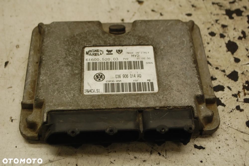 STEROWNIK KOMPUTER SILNIKA 036906014AQ 1.4 75KM SEAT LEON I VW SKODA AUDI - 1