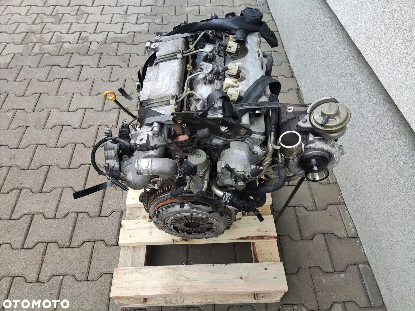 SILNIK KOMPLETNY WTRYSKIWACZE TURBOSPRĘŻARKA TOYOTA RAV4 II 1CD 2001-2005 - 5