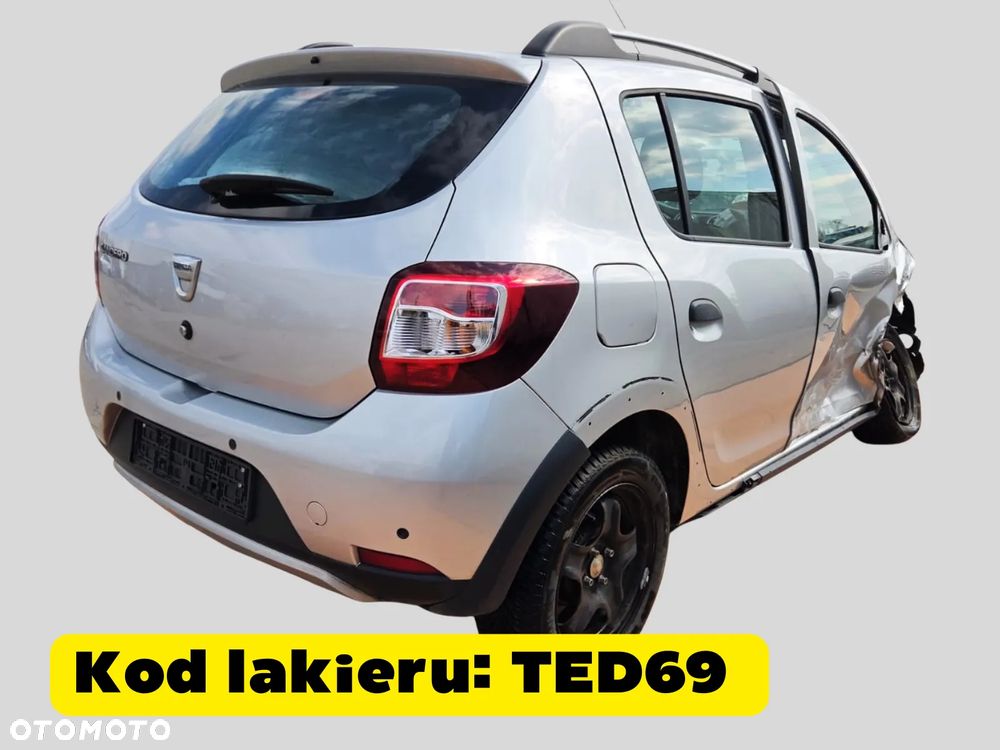 Dacia Sandero II Stepway 2015 Silnik 0.9 TCe (H4B400) 90 KM (66 kW) TED69 Na części silnik, drzwi, klapa bagażnika, zderzak, lampa - 3