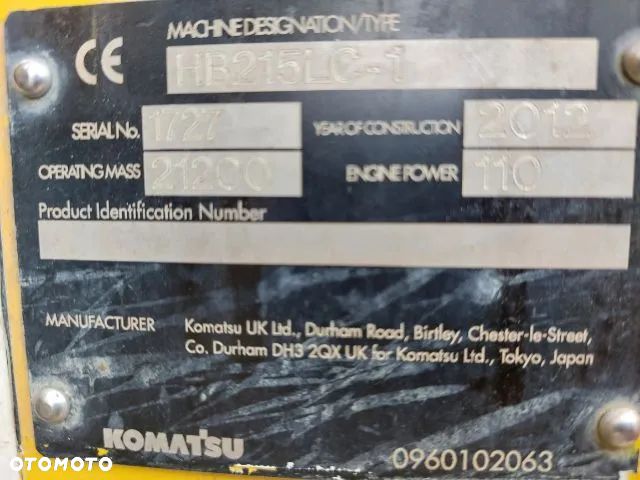 Komatsu PC 210 - 9