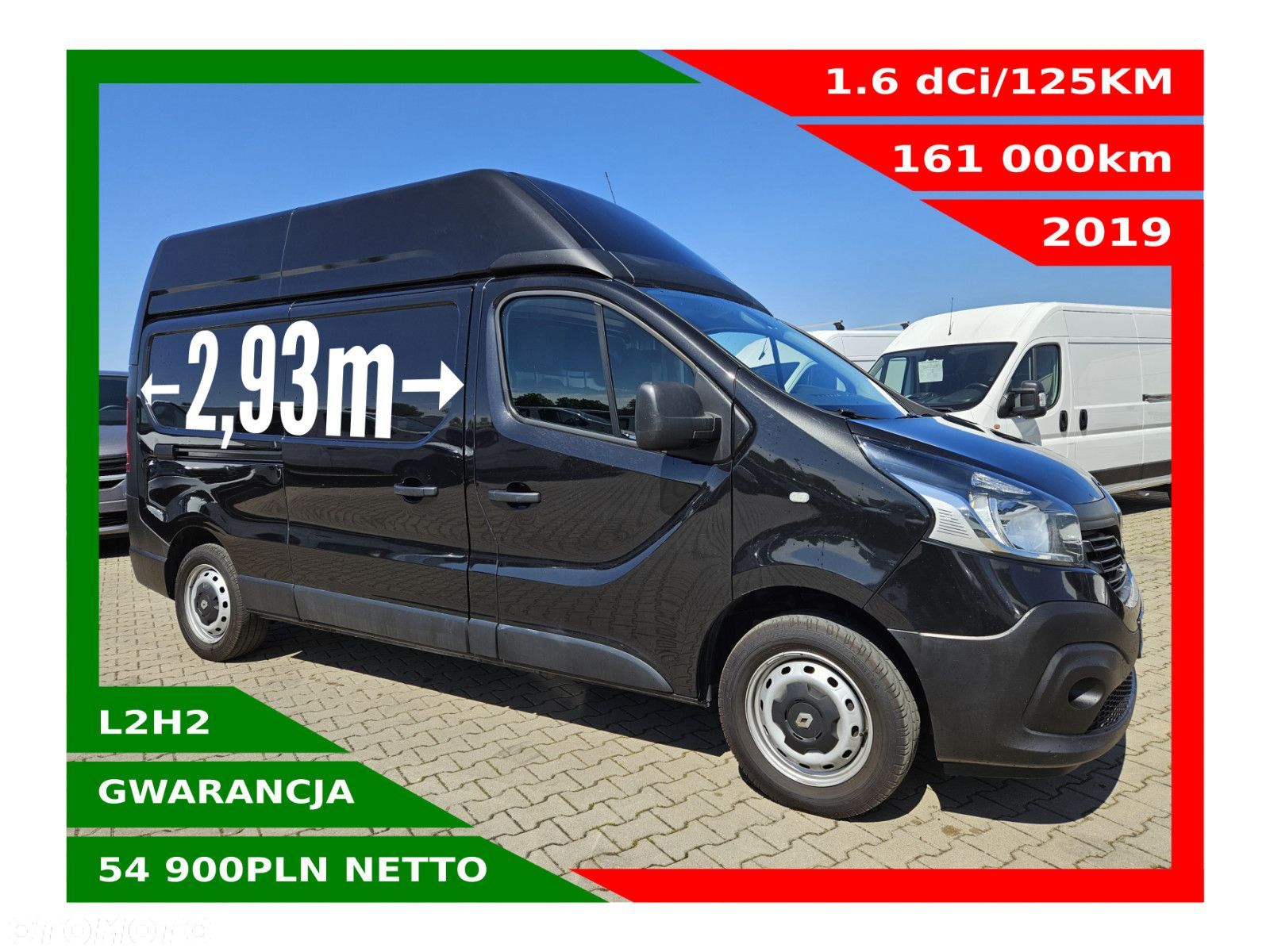 Renault Trafic L2H2 *54900zł NETTO* 1,6dCi/125KM - 1