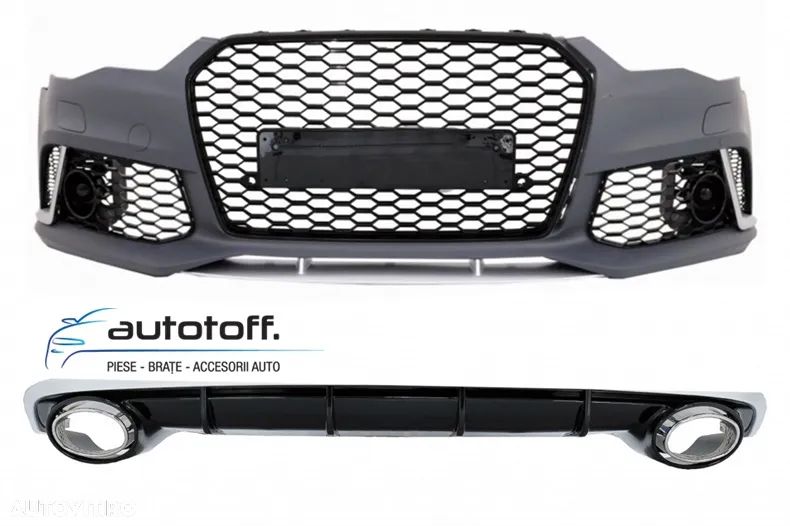 Pachet exterior compatibil Audi A6 C7 Facelift (15-18) model RS6 - 1