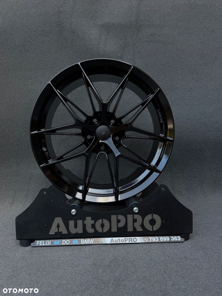 NOWE  alufelgi kolor czarny połysk   5x112 18 felgi 8,5j ET35 BMW seria 3 G20 G22 G30 G31 F44 G22 G23 G32 F39 G60 G01 X1 F48 G42 X2 U06 Active Tourer Z4 G29 xDrive Styling 930 czarne polerowane jak Japan Racing Carbonado Rubin - 1