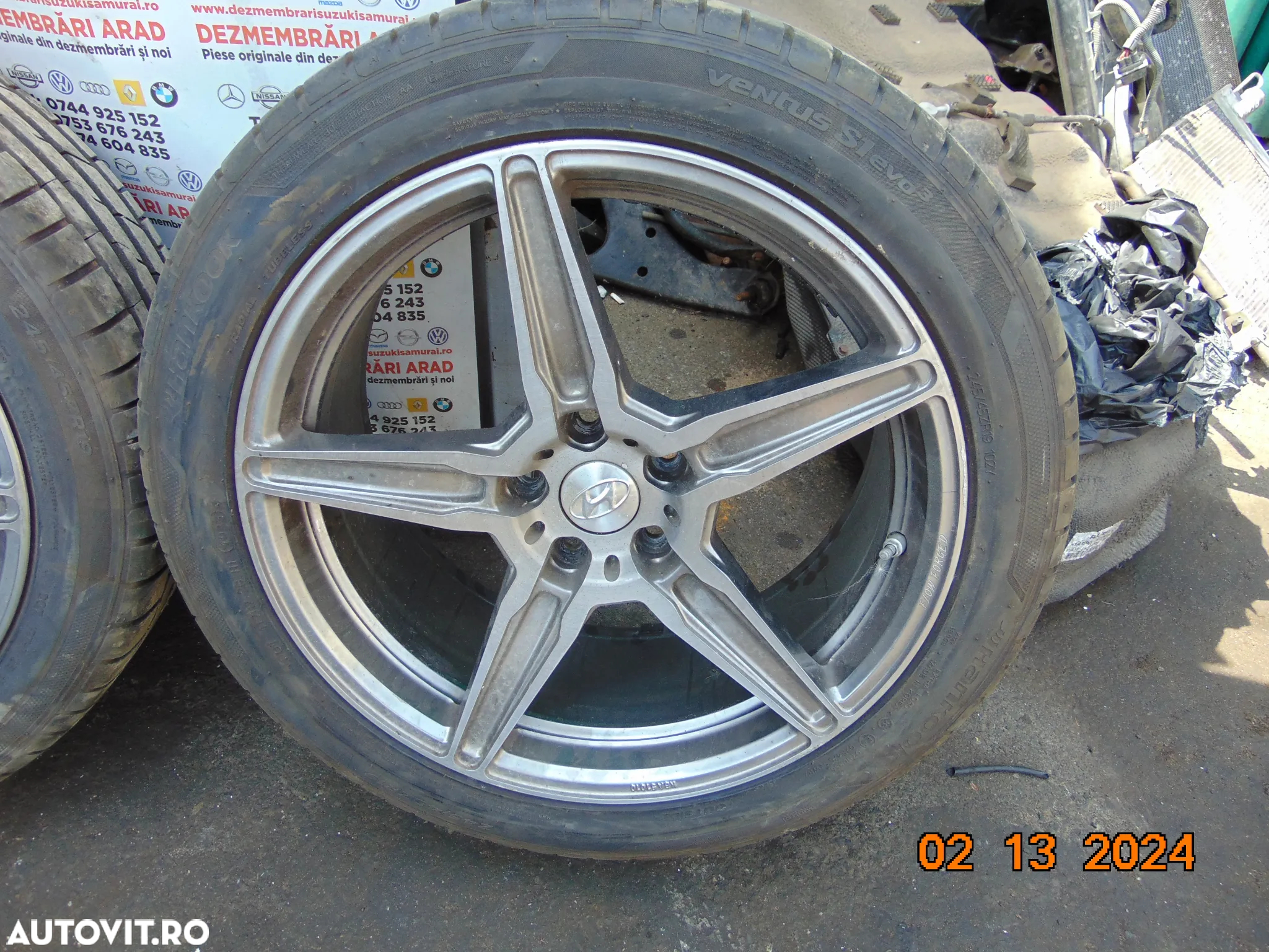 Jante Hyundai Tucson r19 santa fe Kia sorento Sportage Mazda nissan honda r19 jante cu anvelope vara jante aliaj aluminiu r19 japoneze - 4