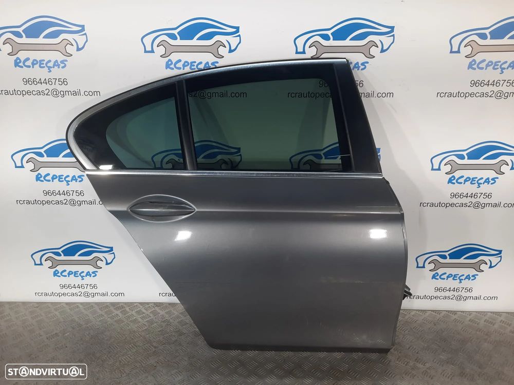 PORTA PORTAS TRASEIRA TRÁS DIREITA BMW SERIE 5 F10 SEDAN CARRO FECHO ELEVADOR MOTOR PUXADOR VIDRO ESCURECIDO