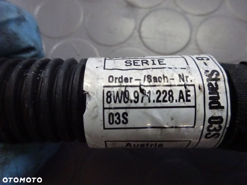 8W0971228AE wiazka instalacja alternator rozrusznik Audi A4 B9 A5 czesci - 2
