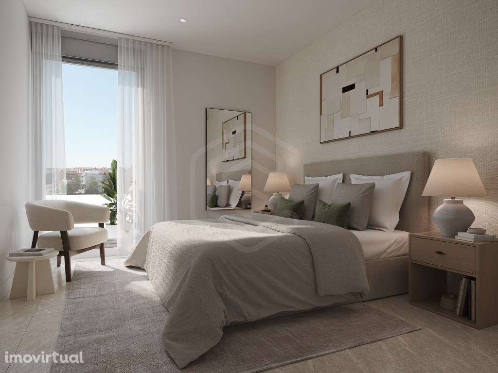 Apartamento T4 com vista mar numa zona de excelência na Praia da Ro... - Grande imagem: 2/34