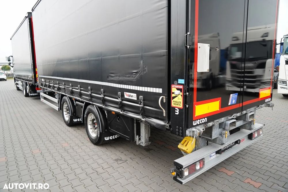 Volvo FH 500 / XXL / COMBINAT TANDEM TRAVEL 120 M3 / 2024 / I-PARK COOL / DOCURI SLING PENTRU CAMION / RIDICABILE / JANTE DIN ALIAJ / REMORCA WECON / CONTRACT POST-SERVICE - 12