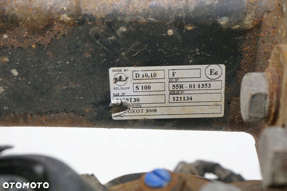 PEUGEOT 3008 II 18R HAK HOLOWNICZY KULA ODPINANY - 6