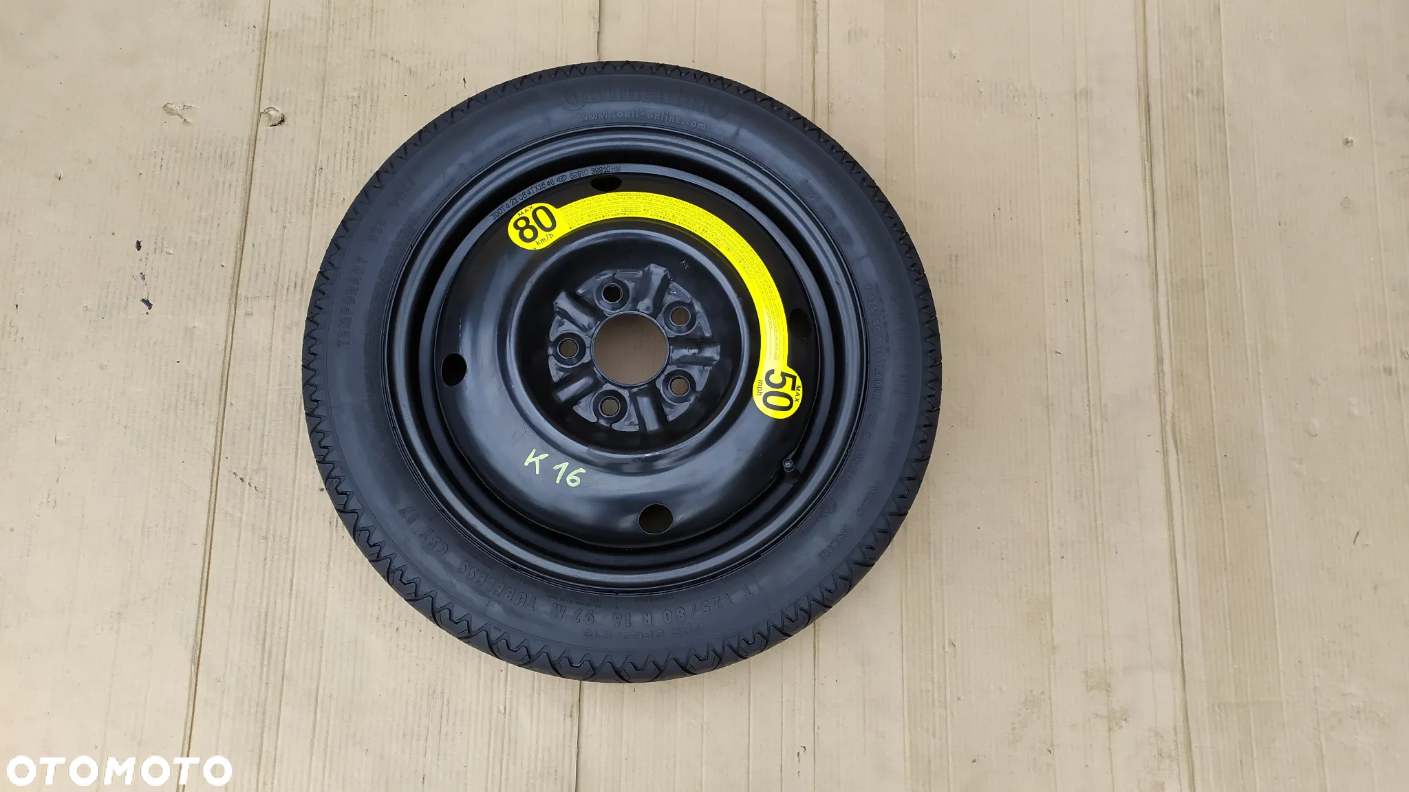 Koło dojazdowe R16 kIA CEED III kIA PRO CEED WYSYŁKA - 4