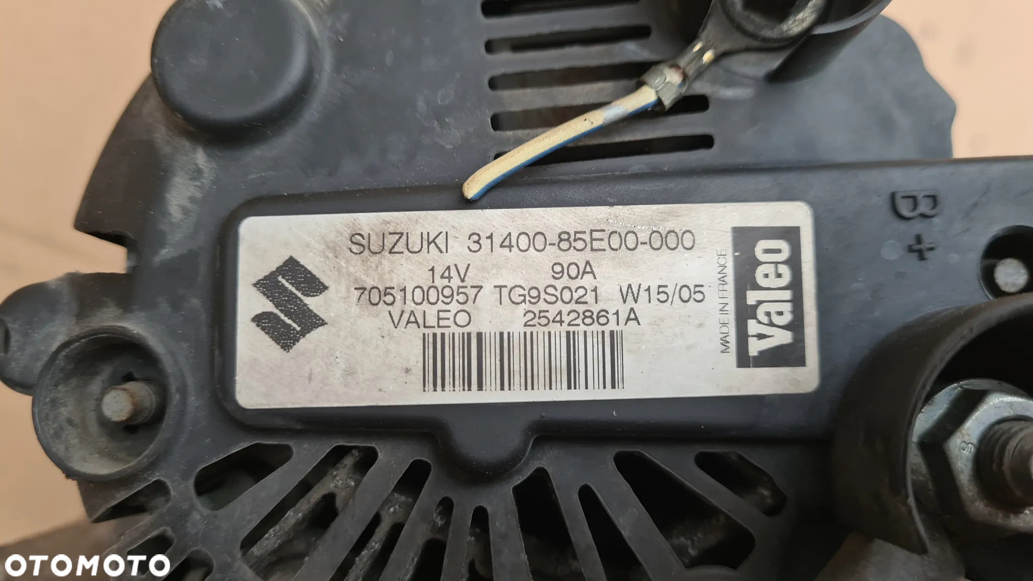 Suzuki Ignis MH 03-07 ALTERNATOR valeo silnika 1.3 ddis diesel z13dt - 2